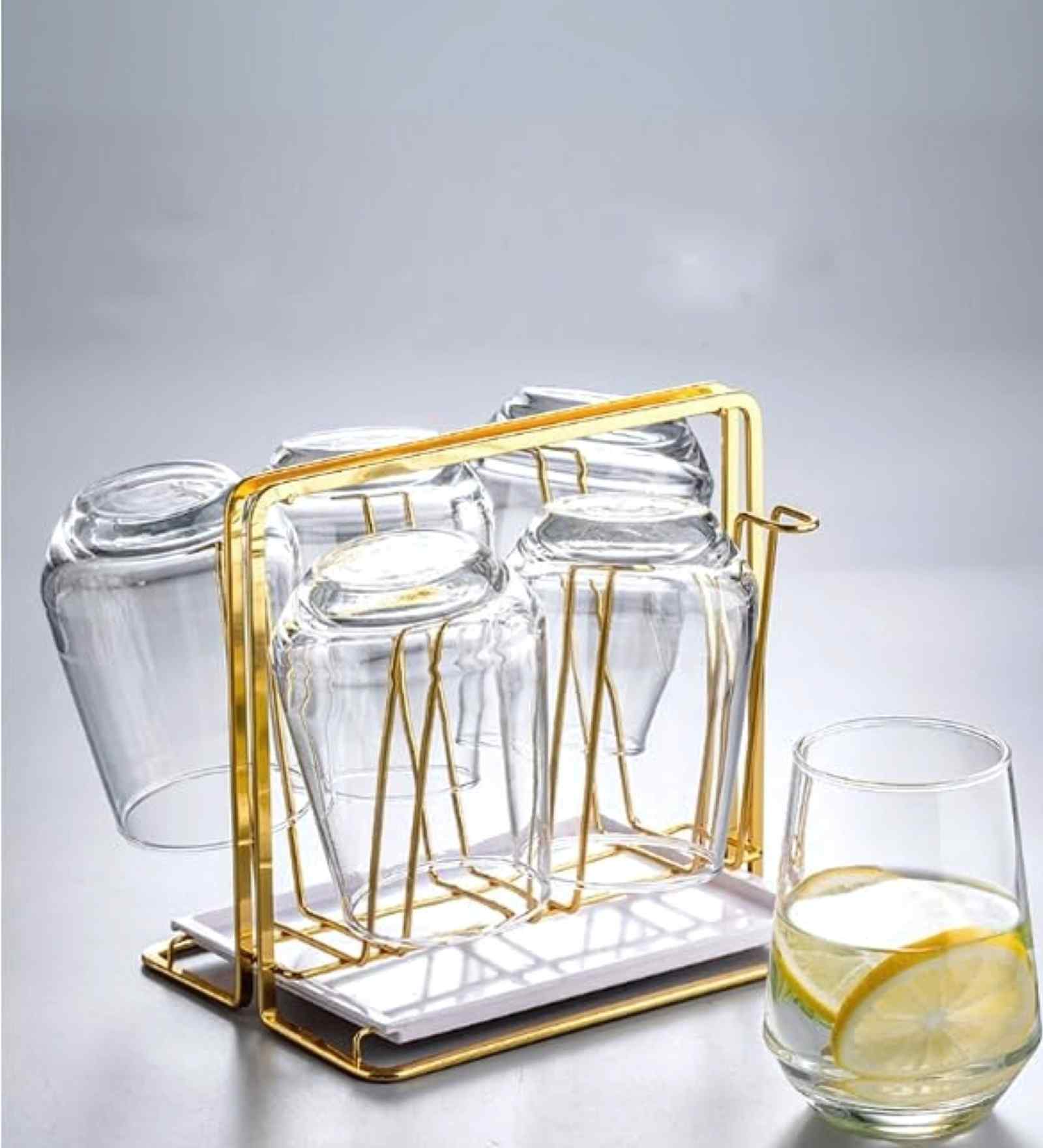 Set of 6 Crystal Lead Free Glass 400ml Highball Glasses