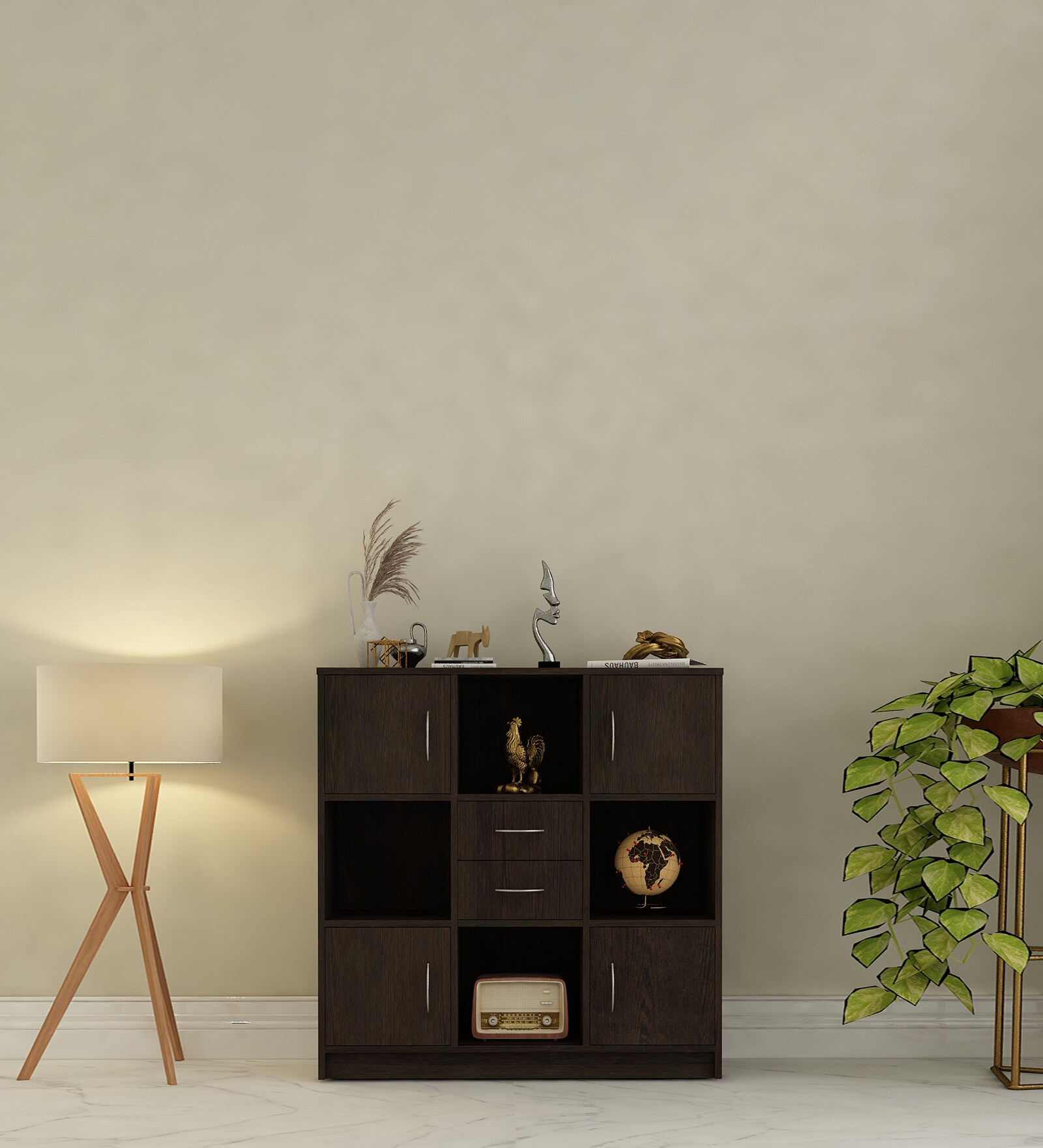 Buy Settle Book Case in Dark Wenge Finish at 54% OFF by Sivom | Pepperfry