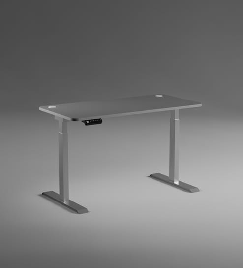 Se Desk Classic Height Adjustable Desk In Grey Finish (1200X600mm)