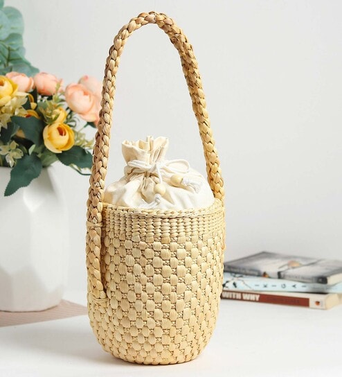 Seagrass Tote Handbag |  Bucket Bag