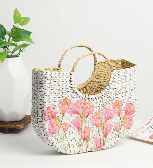 Seagrass U-Beach Tote Handbag | Beach Bag | Tote Bag