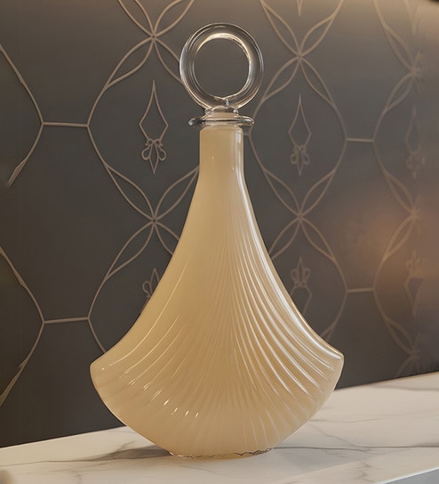 Seashell Elegance Glassware (Large) Glass Vase