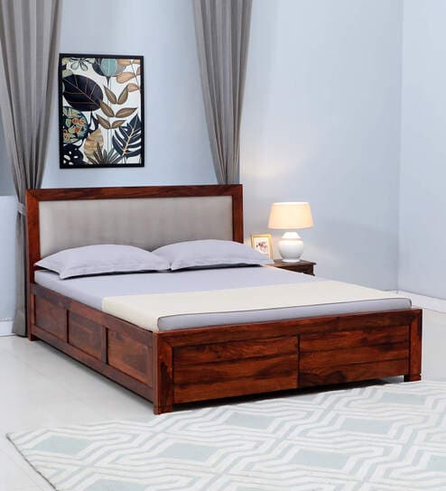 Pepperfry queen size bed deals with hydraulic storage