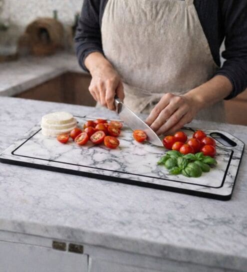 White Chopping Board - 26 x 38cm