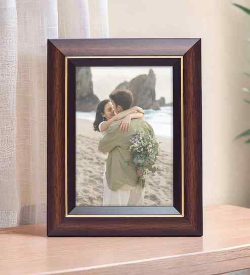 Brown Pvc 5X7 Inch Single Photo Frames