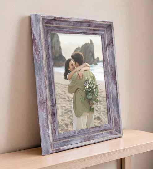 Dusty Grey Pvc 5X7 Inch Single Photo Frames