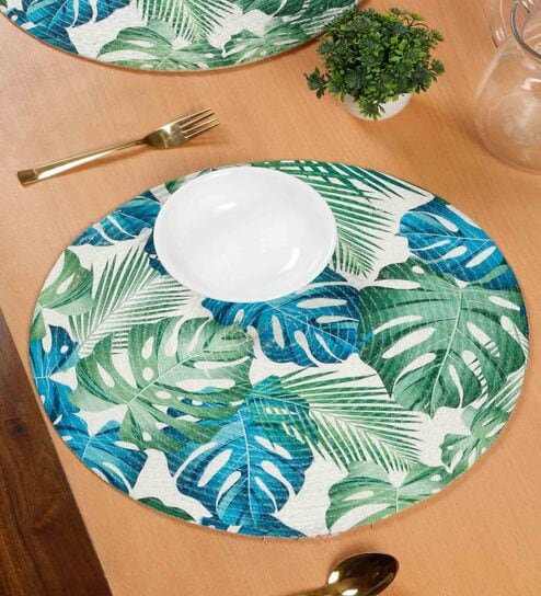 Set of 1 Pure Cotton Geometric Print Digitally Printed Table Runner