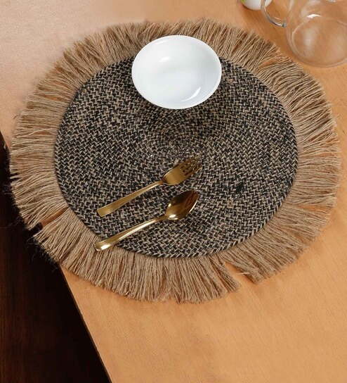 Set of 1 Pure Cotton Geometric Print Digitally Printed Table Runner