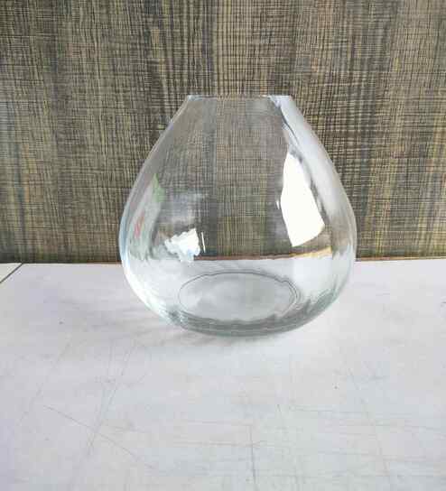 Set of 1 Transparent Crystal Lead Free Glass 185ml Glass Vases