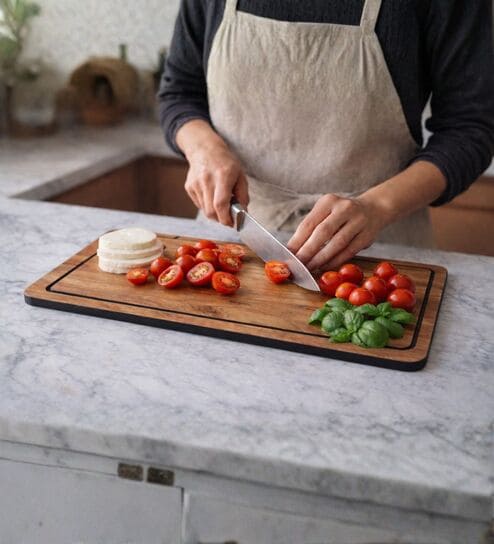 Set of 2 - Brown Chopping Boards - 26 x 38cm & 20 x 30cm