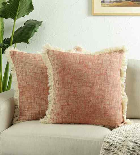 Set Of 2 Cushion Covers