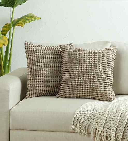 Set Of 2 Cushion Covers