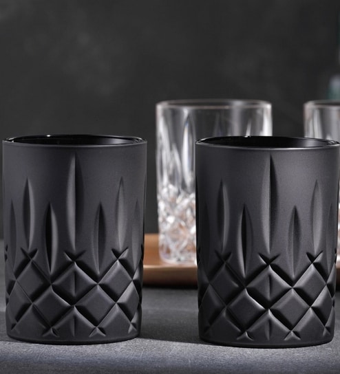 Set of 2 Noblesse Whiskey (Black)