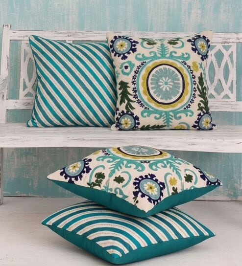 Set of 4 Global Chic Throw Cushion Covers (18x18)