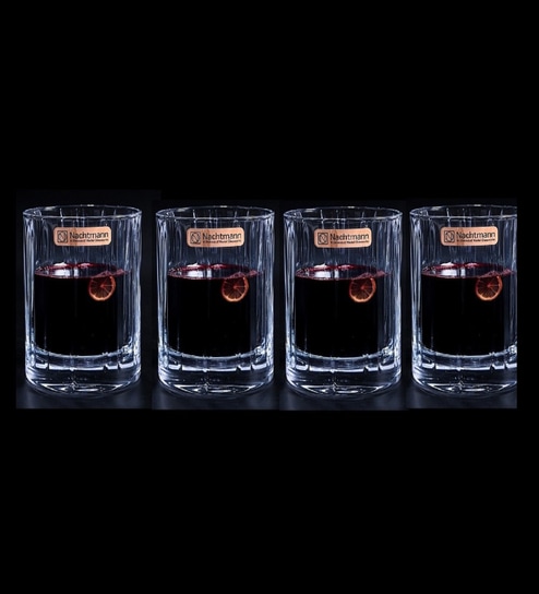 Set of 4 Lines Whisky Tumbler