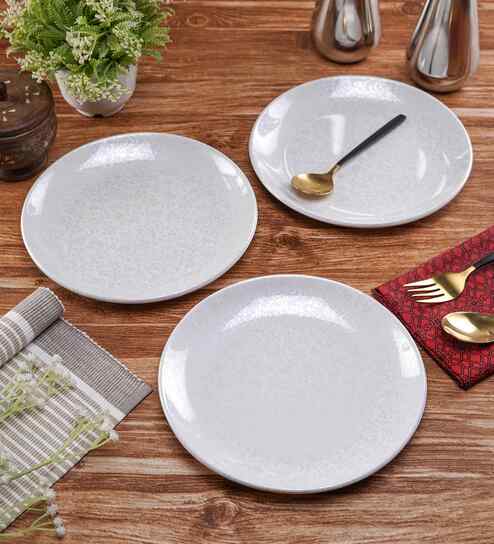 Set of 6 Melamine Quarter Plates
