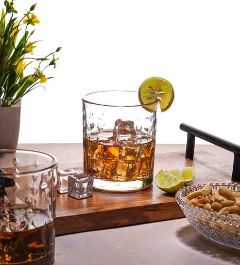 Set of 6 Rain Drop Shaped Water Juice Glass
