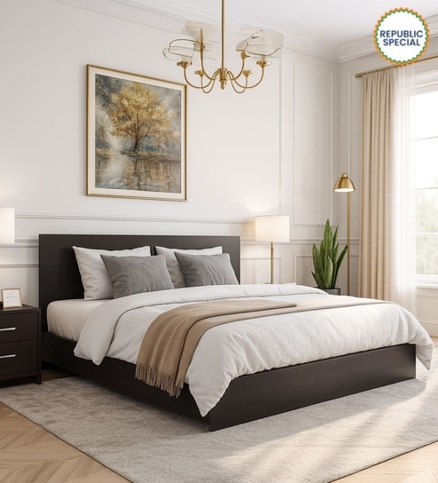 Seto King Size Bed in Wenge Finish