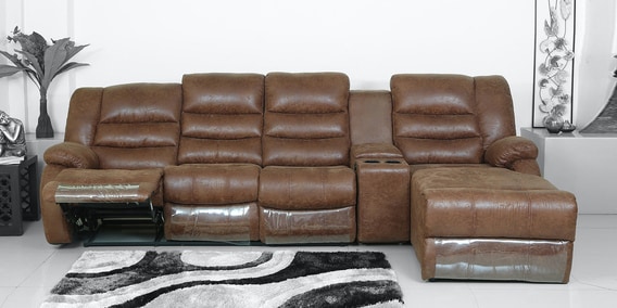 4 seater sofa with lounger