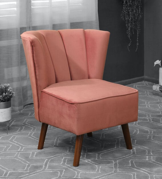 blush slipper chair