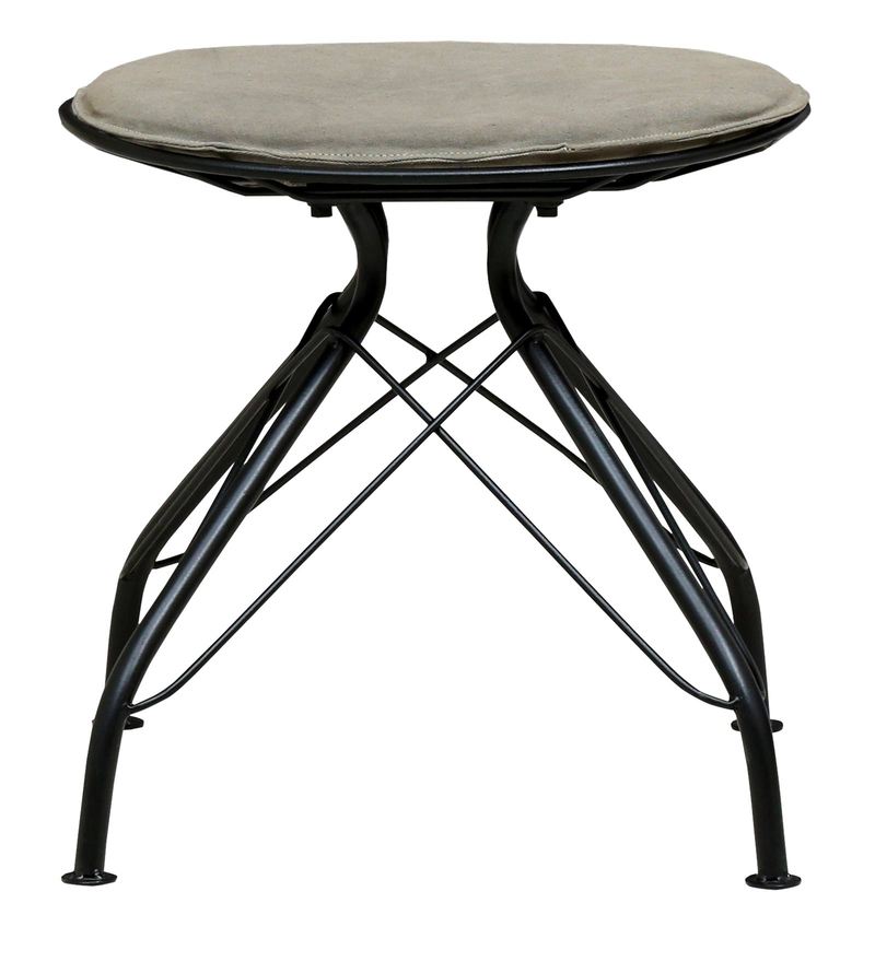 Buy Devon Seating Stool In Black Finish By Bohemiana Online Industrial Seating Stools