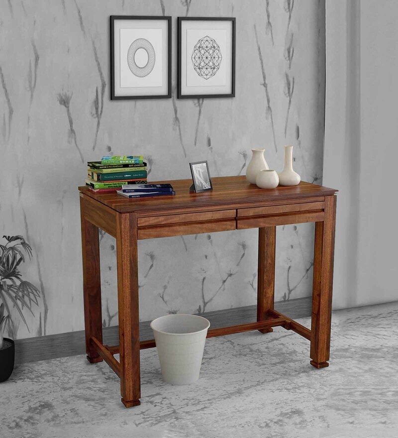 pepperfry wooden study table