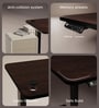 Se Desk Classic Height Adjustable Desk In Dark Brown Finish (1200X600mm)