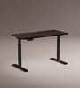 Se Desk Classic Height Adjustable Desk In Dark Brown Finish (1500X750mm)