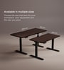 Se Desk Classic Height Adjustable Desk In Dark Brown Finish (1500X750mm)