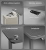 Se Desk Classic Height Adjustable Desk In Grey Finish (1200X600mm) Se Desk Classic Height Adjustable Desk In Grey Finish (1200X600mm)