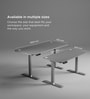 Se Desk Classic Height Adjustable Desk In Grey Finish (1200X600mm) Se Desk Classic Height Adjustable Desk In Grey Finish (1200X600mm)