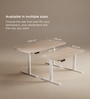 Se Desk Classic Height Adjustable Desk In Light Brown Finish (1200X600mm)
