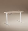 Se Desk Classic Height Adjustable Desk In Light Brown Finish (1200X600mm)