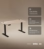 Se Desk Classic Height Adjustable Desk In Light Brown Finish (1500X750mm) Se Desk Classic Height Adjustable Desk In Light Brown Finish (1500X750mm)