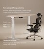 Se Desk Classic Height Adjustable Desk In Light Brown Finish (1500X750mm)