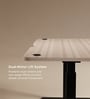 Se Desk Classic Height Adjustable Desk In Light Brown Finish (1500X750mm) Se Desk Classic Height Adjustable Desk In Light Brown Finish (1500X750mm)