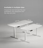 Se Desk Classic Height Adjustable Desk In White Finish (1500X750mm)
