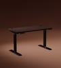 Se Desk Pro Height Adjustable Desk In Dark Brown Finish (1200X600mm)