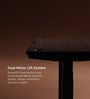 Se Desk Pro Height Adjustable Desk In Dark Brown Finish (1500X750mm)