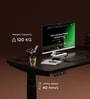 Se Desk Pro Height Adjustable Desk In Dark Brown Finish (1500X750mm)