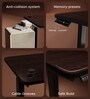 Se Desk Pro Height Adjustable Desk In Dark Brown Finish (1800X800mm)