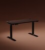 Se Desk Pro Height Adjustable Desk In Dark Brown Finish (1800X800mm)
