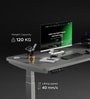 Se Desk Pro Height Adjustable Desk In Grey Finish (1200X600mm) Se Desk Pro Height Adjustable Desk In Grey Finish (1200X600mm)
