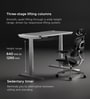 Se Desk Pro Height Adjustable Desk In Grey Finish (1800X800mm) Se Desk Pro Height Adjustable Desk In Grey Finish (1800X800mm)