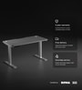 Se Desk Pro Height Adjustable Desk In Grey Finish (1800X800mm) Se Desk Pro Height Adjustable Desk In Grey Finish (1800X800mm)