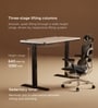 Se Desk Pro Height Adjustable Desk In Light Brown Finish (1200X600mm) Se Desk Pro Height Adjustable Desk In Light Brown Finish (1200X600mm)