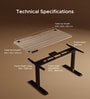 Se Desk Pro Height Adjustable Desk In Light Brown Finish (1800X800mm) Se Desk Pro Height Adjustable Desk In Light Brown Finish (1800X800mm)