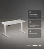 Se Desk Pro Height Adjustable Desk In White Finish (1200X600mm) Se Desk Pro Height Adjustable Desk In White Finish (1200X600mm)