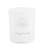Sea Breeze Aroma White Wax Scented Candles With Ganesha Idol