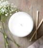 Sea Breeze Aroma White Wax Scented Candles With Ganesha Idol
